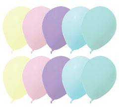 10 Ballons latex Pastel 30 cm
