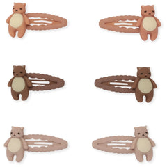 3 Pack Hair Clips Icon - Hamster