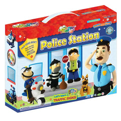 Police Station - JumpingCity - Air Dry Clay Modelling Kit