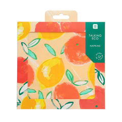 Talking Tables - Citrus Lemon and Orange Napkins - 20 Pack
