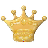 Foil balloon 41″ Golden Crown