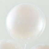 Peach Sprayed Orb Party Balloons