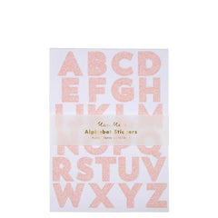 Alphabet Glitter Sticker Sheets - MERI MERI