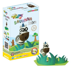 Zebra - Savanah Collection - Air Dry Modelling Clay Kit