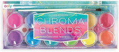 Chroma Blends Watercolors – 12 Piece Set – Pearlescent