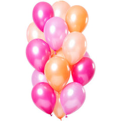 Balloons Peachy Flamingo Metallic 30cm - 15 pieces