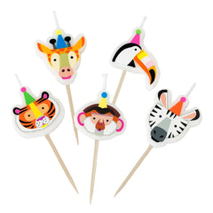 Talking Tables - Animal Birthday Candles - 5 Pack