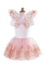 Rose gold wings and tutu