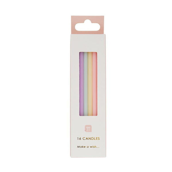 Tall Pastel Candles