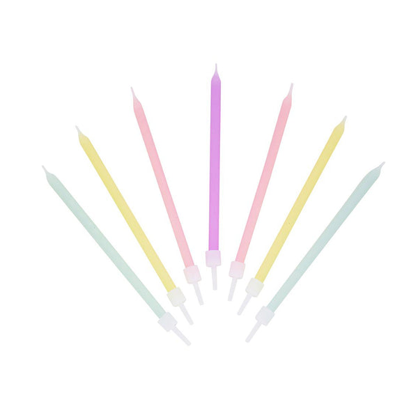 Tall Pastel Candles