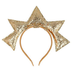 Gold Puffy Star Headband