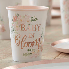 Baby in Bloom - Cups - Floral Baby in Bloom - Foiled