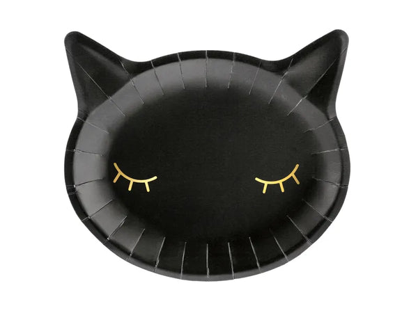 Paper Plates black cat