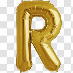 Balloon Party Gas Gold Letter "R"