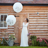 Huge Mr and Mrs Balloons - Rustic Country