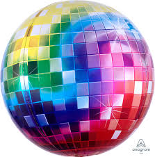 Disco Ball Orbz Foil Balloons