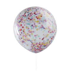 GIANT MULTICOLOURED CONFETTI FILLED BALLOONS