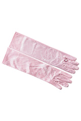 Princess Swirl Gloves, Light Pink