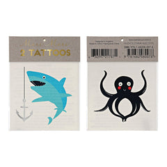 Sea Creatures Small Tattoos