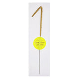 Gold Sparkler Numbers 0 to 9 Candles