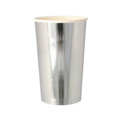 Silver highball cups