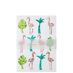 Glitter Flamingo Sticker Sheets