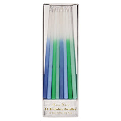 (204499) Blue Dipped Tapered Candles