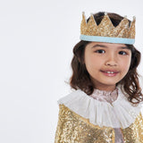 Gold & Pearl Party Crown