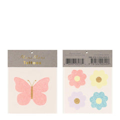 Floral Butterfly Small Tattoos