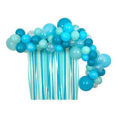 Blue Balloons & Streamers Kit (set of 52 balloons)