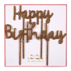 (157060) Happy Birthday Acrylic Toppers (set of 2)