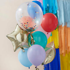 Rainbow Party Mixed Balloon Bundle - Meri Meri - 11 balloons