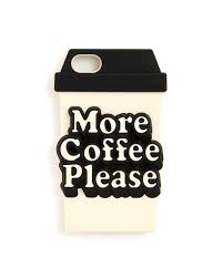 I-phone cover silicone - More coffee