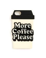 I-phone cover silicone - More coffee