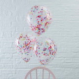 Balloons - Multi colour confetti