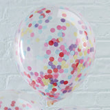 Balloons - Multi colour confetti