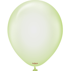 100 Balloons 12″ Pure Crystal Green – Kalisan