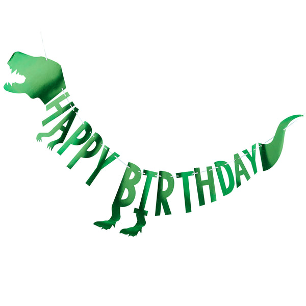Happy Birthday Party Dinosaur Bunting
