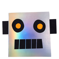 Robot sticker sketch book