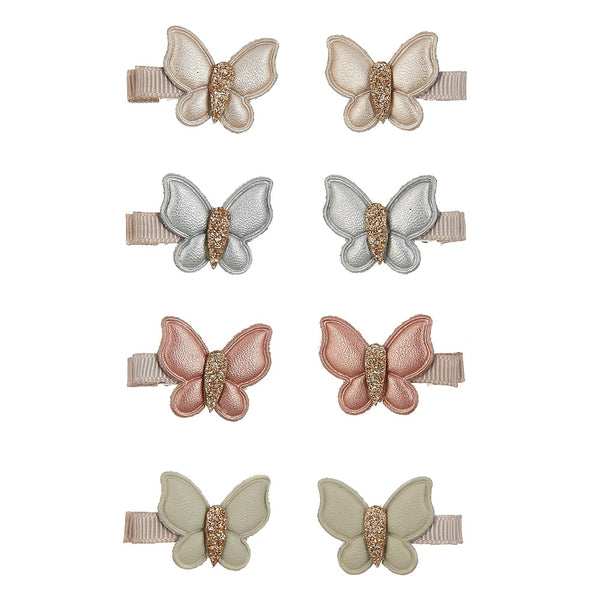 Shimmer Garden butterfly mini clips