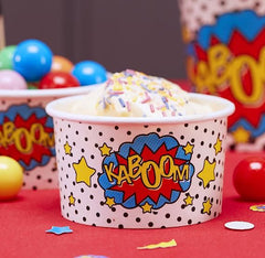 Superhero Ice Cream Cups Kaboom