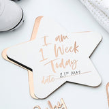 Rose Gold Foiled Milestone Cards - Twinkle Twinkle