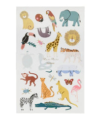 Wild Animals Tattoo Sheets (x 2 sheets)