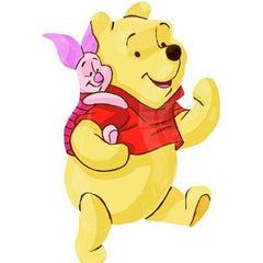 Winnie the Pooh and Piglet Mylar Shape Foil Balloon