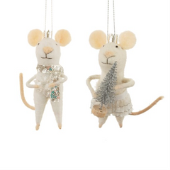 Wonderland King & Queen Mouse Hanging Decoration