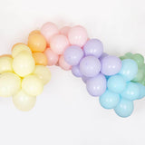 Balloons: 10 mixed pastel balloons