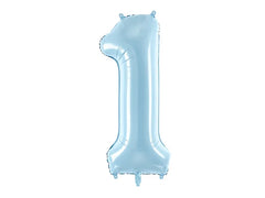 Foil Balloon Number 1 blue