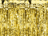 Party curtain, gold