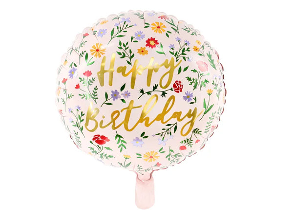 Foil balloon happy birthday