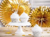 Cupcake wrappers, white